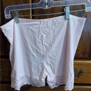 Light Pink Lace Trim Under Dress/Skirt Shorts